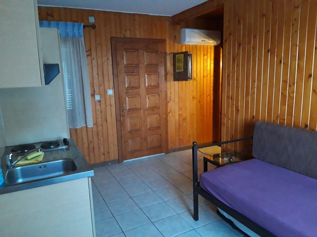 Wooden Nest Apartman Ahladerí Kültér fotó